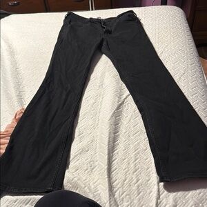 Hollister Black Flare Wide Leg Jeans